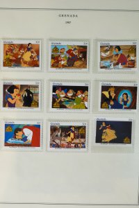 Grenada Mint NH 1980s Disney Stamp Collection