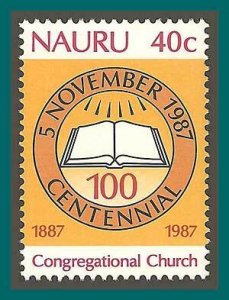 Nauru 1987 Congregational Church, MNH 340,SG355