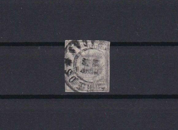 VENEZUELA 1862 IMPERF   STAMP ½ c LILAC  USED  CAT £190      REF 6286