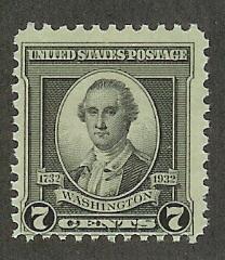 US Cat # 712, Washington, MNH