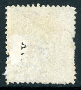 British 1865 India QV 2a Orange Wmk Scott #23 VFU U263
