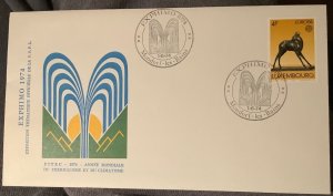 LUXEMBOURG 1974. Special Cover EXPHIMO . World Year of thermalism and climaterio