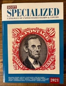 2021 Scott Specialized Catalog - U.S. Stamps and Covers (Like New)