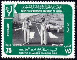 Traffic Policemen, Yemen stamp SC#176 MNH