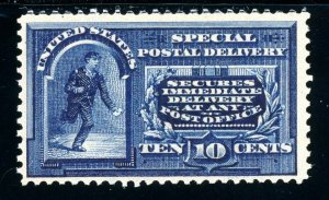 USAstamps Unused FVF US 1895 Special Delivery Scott E5 OG MHR