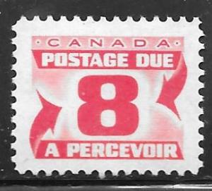 Canada J34: 8c Numeral, MH, VF
