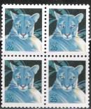 U.S. #4137 Florida Panther.   block of 4 MNH