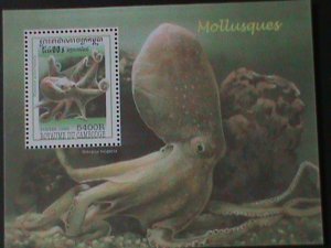 ​CAMBODIA-1999-LOVELY BEAUTIFUL MOLLUSQUE-MNH S/S VERY FINE LAST ONE