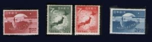 Japan 1949 Sc 474-477 set MH