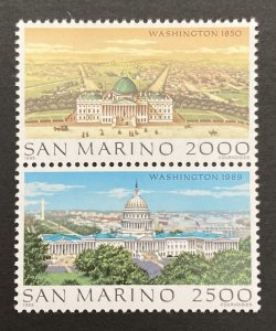 San Marino 1989 #1191a, World Stamp Expo '89, MNH.