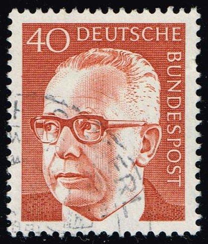 Germany #1032 Gustav Heinemann; Used (0.25)