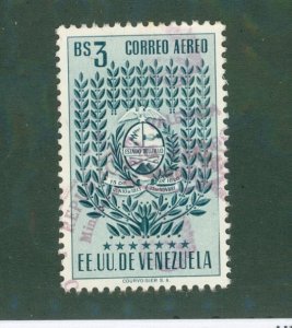 VENEZUELA C443 USED CV $3.10 BIN $2.00