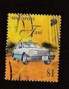 Singapore, Scott# 790, used Taxi car transportation   #M454