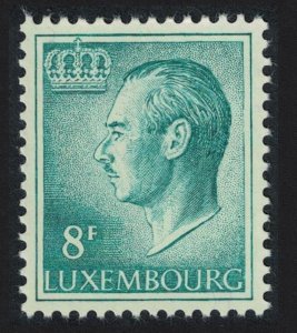 Luxembourg Grand Duke Jean 8f. blue Phosphor paper 1974 MNH SG#765c  MI#831ya