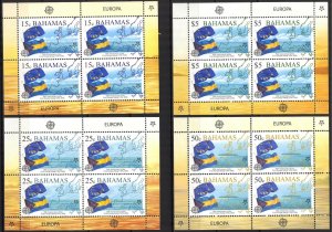 Bahamas 2005 50 Years of Europa CEPT stamps 4 sheets  MNH