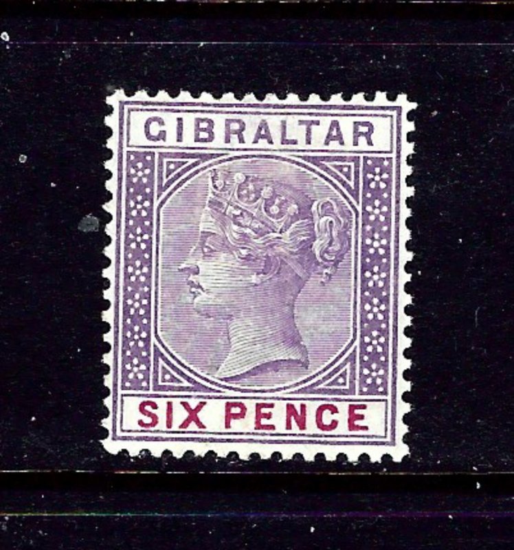 Gibraltar 19 MHR 1898 issue