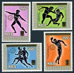 Niue 480-483,MNH.Michel 622-625. Mini South Pacific Games,1985.Discus,Running,