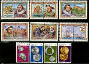 ST. VINCENT GRENADINES 1973-1985 Ten Complete Sets OG Mint H & NH