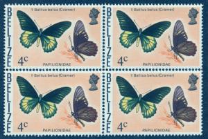 BELIZE SC# 349 VF MNH 1974 Block of 4