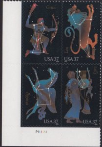 3948a Constellations Plate Block MNH