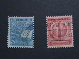 ​CUBA-VERY OLD CUBA CIGARS FACTORY STAMPS USED- VF WE SHIP TO WORLD WIDE.