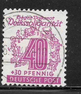 West Saxony Scott 14B11 Used LH - 1946 40 + 30pf Semi-Postal - SCV $2.60