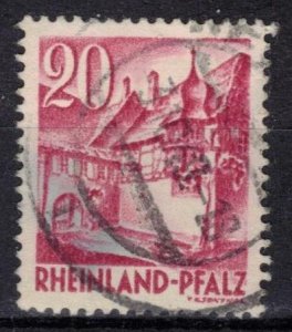 Germany - French Occupation - Rhine Palatinate - Scott 6N35