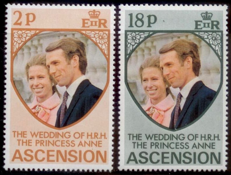 Ascension 1973 SC# 177-8 MNH E90