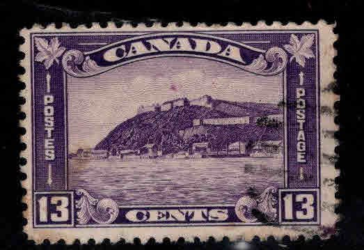 CANADA Scott 201 Used stamp Old Citadel, Quebec