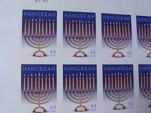 U.S.# 4433-MINT/NEVER HINGED-- PANE OF 20---HANUKKAH---2009