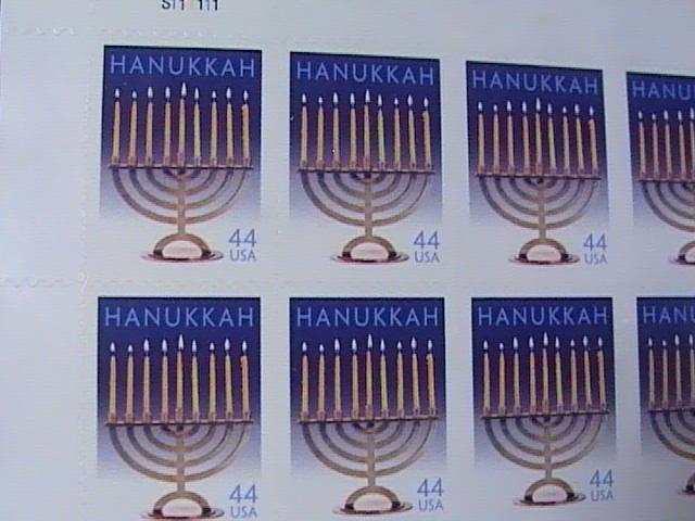 U.S.# 4433-MINT/NEVER HINGED-- PANE OF 20---HANUKKAH---2009