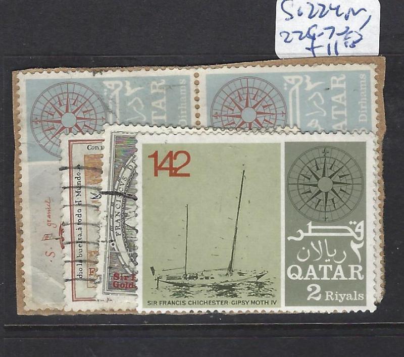 QATAR  (PP1110B)  SG  224 PR, 225-7   VFU