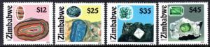 Zimbabwe - 2002 Gemstones Set MNH** SG 1079-1082