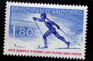 Andorre (French) Andorra Scott 276  MNH** Winter Olympic stamp