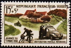 France.1958 15f+5f S.G.1375 Fine Used