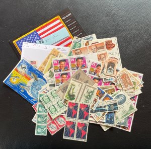 *Assortment of US Mint Stamps, face value $38