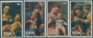 Niue 1985 SG604-607 Christmas set MNH