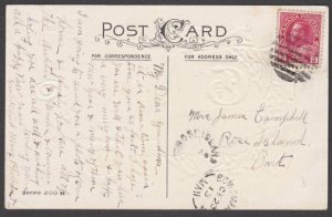 CANADA 1915 postcard BOWSMAN MAN to ROSE ISLAND ONT.........................U445