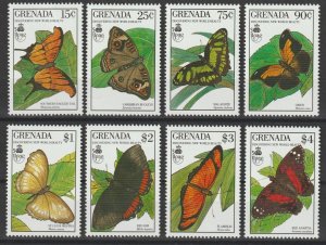 GRENADA 1990 SG 2091/8 + MS 2099 MNH Cat £28.50