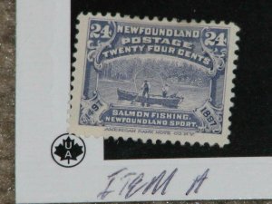 CANADA, NEWFOUNDLAND,SCOTT# 71, MINT HINGED ITEM A