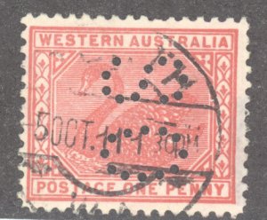 Western Australia, Yvert Timbres de service 36, Used