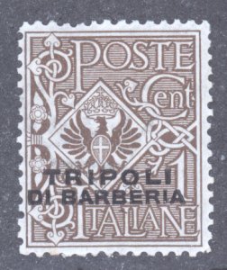 Italy Offices- Africa, Tripoli, Scott #12, MH