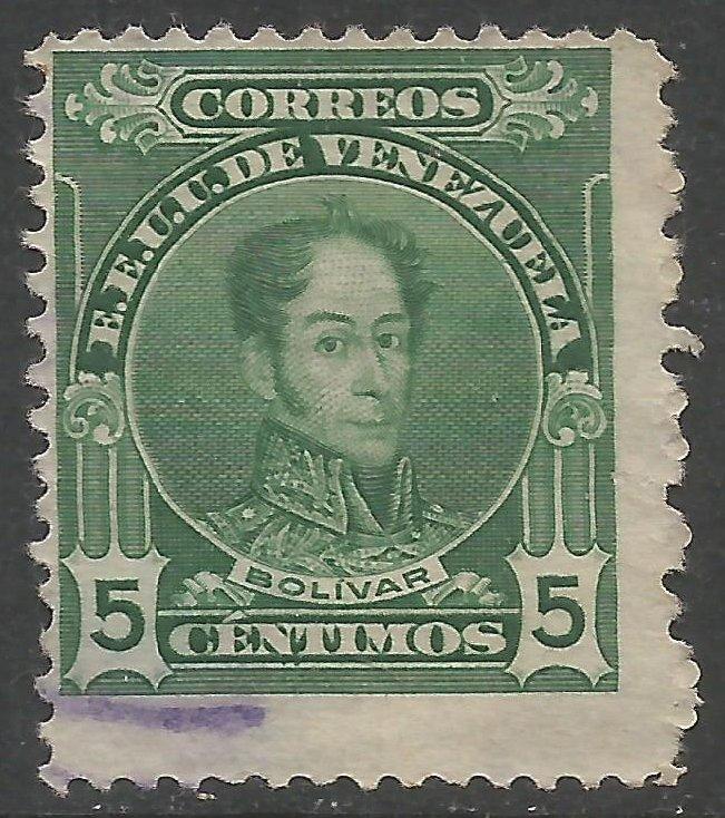 VENEZUELA 259 VFU BOLIVAR 753D-5