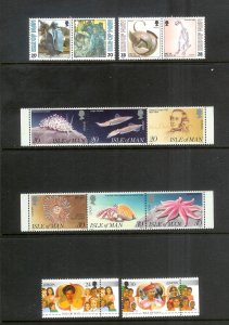 ISLE OF MAN Europa (62) All Mint Unused Stamps Most Lightly Hinged