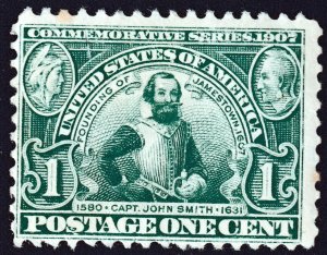 #328 Mint NH, Fine, Light crease (CV $75 - ID28128) - Joseph Luft