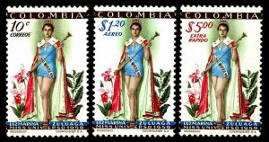 1959 Columbia #697 & C317-18 Miss Universe - OGNH - VF - $50.05 (ESP#3021)