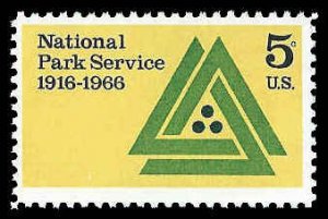 PCBstamps   US #1314 5c National Park Service, MNH, (28)