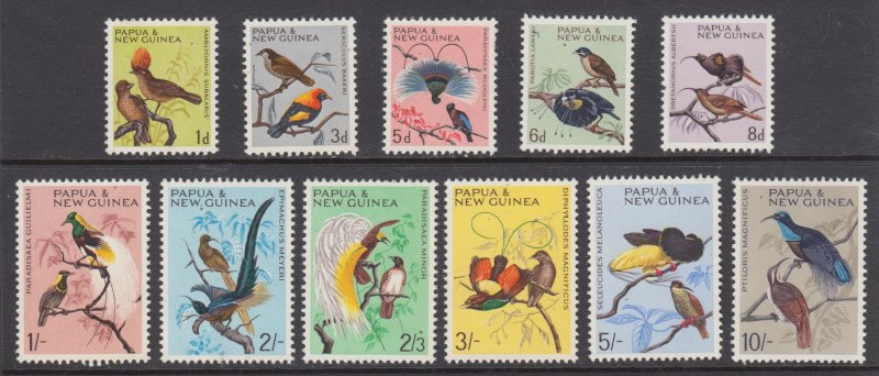 Papua New Guinea    #188-98    mnh     cat $24.85