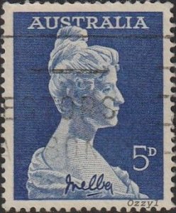 Australia #341 1961 5d Dame Nellie Melba Opera Singer USED-VF-NH. 