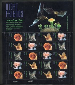 UNITED STATES SCOTT #3661/64 AMERICAN BATS COMPLETE SHEET  MINT NH